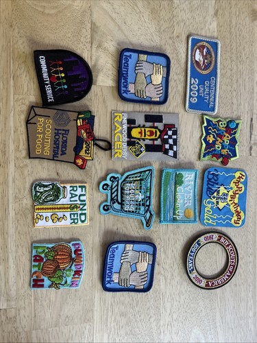 Assorted bsa patches total - 13,