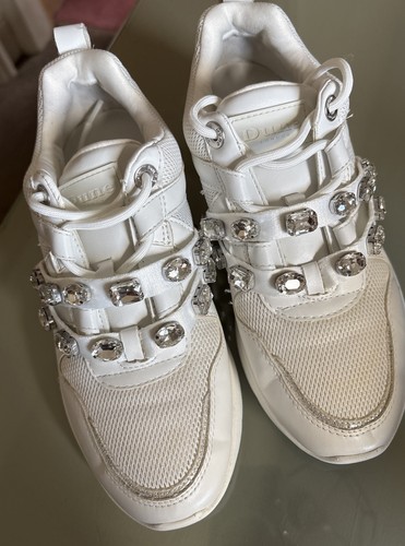 Dune bling rhinestone trainers - bling,