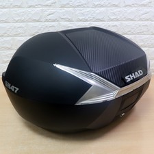 Shad SH47 Motorbike Motorcycle Luggage White Top Box - 47 Litre