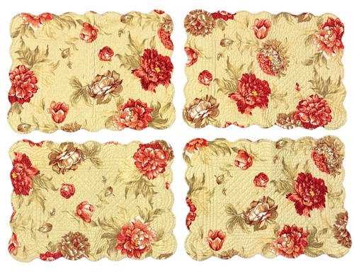 Set quilted floral - set, placemats
