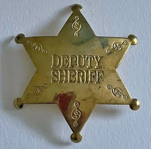 Deputy sheriff replica brass - replica,