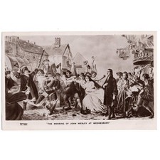 WEDNESBURY Staffordshire The Mobbing of John Wesley Postcard, Unposted