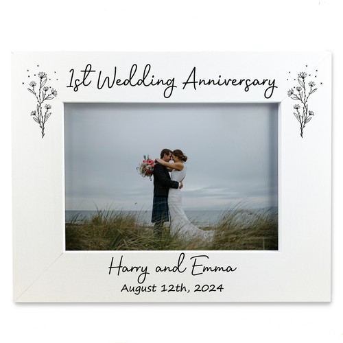 1st wedding anniversary 7x5 - 1st,
