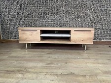 John Lewis Calia Solid Oak Wood TV Stand for TVs up to 60" Alternative Legs