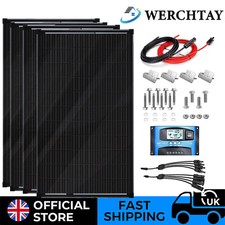 100W 200W 400W 680W Solar Panel kit 12V Mono RV Campervan Caravans boat van shed