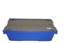 Used plastic storage crate - used,