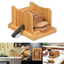 Solid Bamboo Bread Slicer