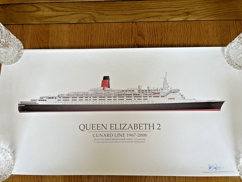 Cunard qe2 highly detailed - cunard,