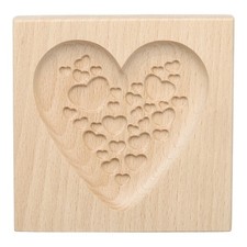 Wooden Cookie Mould 3.94" x