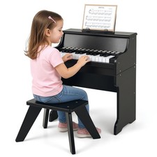 Mini Digital Piano Wooden Toy
