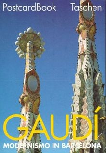 Postcard book antoni gaudi - antoni,