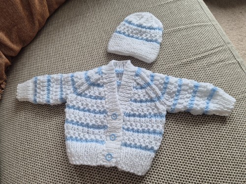 New baby boy hand knitted - boy,