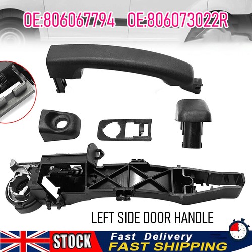 Left side sliding door - side, handle