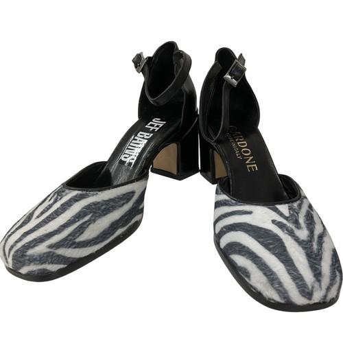 Jef bains zebra print leather - jef,