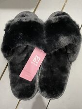 Women’s Black Slippers open toe size  40-41