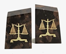 SCALES OF JUSTICE TIGER EYE