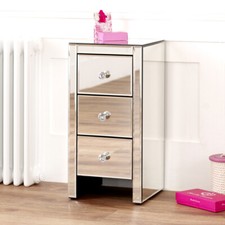 Venetian Mirrored 3 Drawer