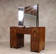 Art Deco Burr Walnut Dressing