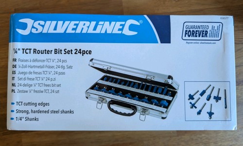 Silverline tct router bit - 1/4",