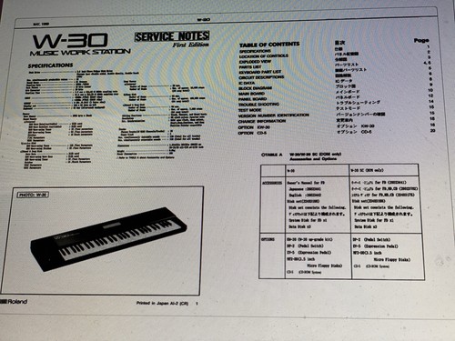 Roland service manual - roland,
