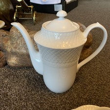 Spode White Mansard Coffee Pot No Backstamp
