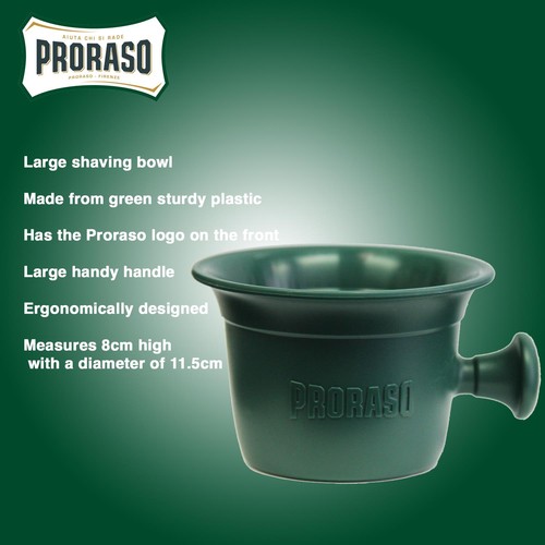 Large shaving bowl mug with - shaving,