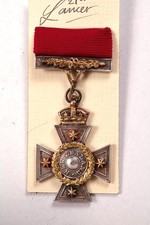 NEW ZEALAND CROSS 1869 FULL SIZE MEDAL FOR BRAVERY CIVIL AWARD DECORATION