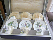 ROYAL WORCESTER 12 PIECE COFFEE SET PHEASENT PAT Z 1622 NEVER USED BOXED