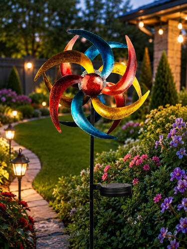 Solar windmill wind spinner - wind,