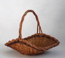 Vintage  Wicker Handled Trug