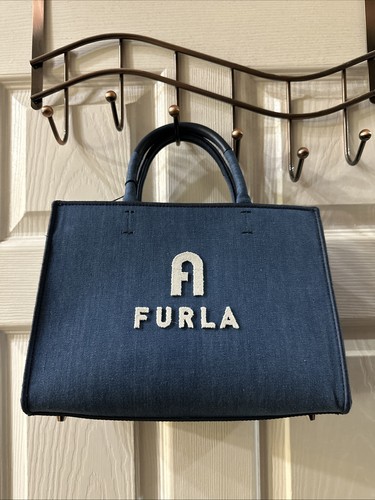 New furla blue - new!!!, denim
