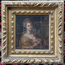 Antique Oil Painting William Bonnar Royal Scottish Academy Old Master Portrait