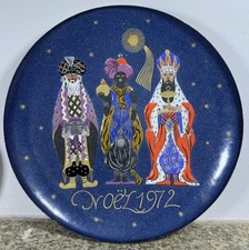 Limoges Enamel Copper Tray by