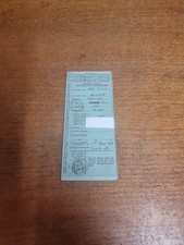 Original RF60 Vehicle Registration Commer Van Imp Automobilia