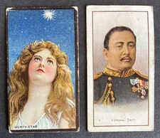 2 SCARCE CIGARETTE CARDS TADDY