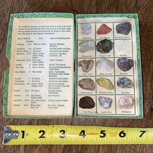 Vintage rock and - and, mineral