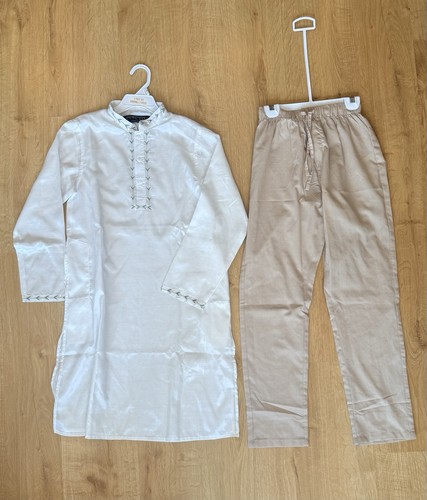 Boys traditional white panjabi - traditional,