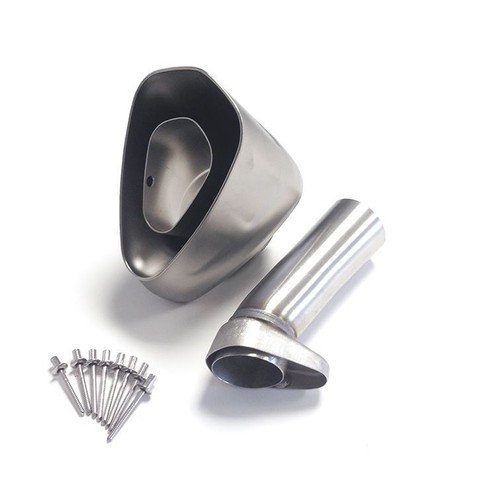 Akrapovic exhaust titanium end - titanium,
