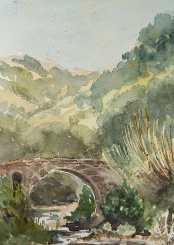 Original watercolour italian - original, 'italian