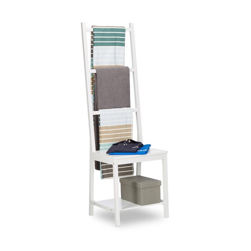 Towel rack bamboo - , clothes