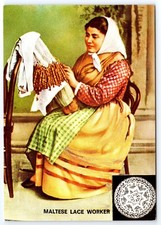 VTG Maltese Lace Worker