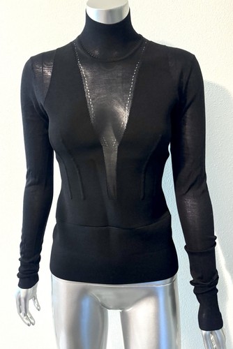 Herve leger bandage top - top, sheer
