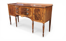 Antique 1930s Banded Mahogany