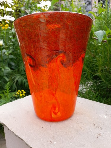Large strathearn glass vase - large,
