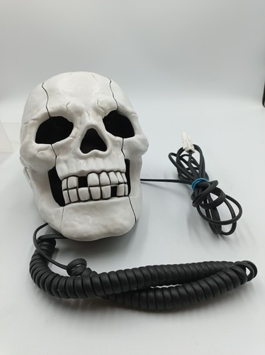 Vintage skull telephone - vintage,