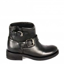 ASH TRICK ladies Boots Black Leather UK 7 EU 40 RRP £255 LN08 KK 06