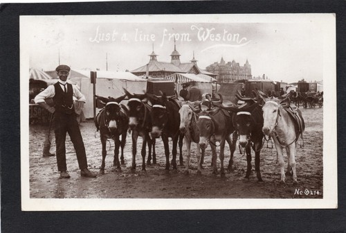 Postcard weston super - postcard,