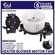 HEATER BLOWER MOTOR FAN FOR MERCEDES C CLC CLK SL CLASS W203 CL203 C209 R230