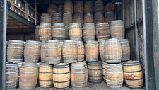 WINE BARREL TABLE OAK FRENCH