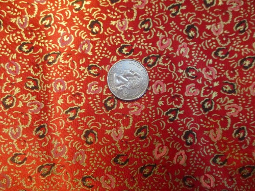 Vintage red gold - 1/2, yd